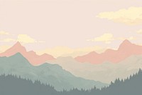Aesthetic mountain background backgrounds landscape outdoors.
