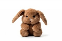 Cute little rabbit plush mammal animal.