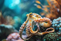 National marine aquarium octopus animal sea.