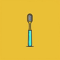Toothpaste illustration toothbrush tool equipment.