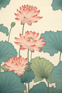 Lotus flowers art backgrounds plant.