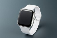Smartwatch  wristwatch white electronics.