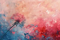 Dandelion painting backgrounds flower.