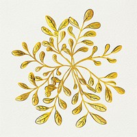Gold Ink mistletoe pattern paper line.