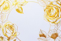 Gold Ink rose backgrounds pattern circle.