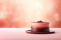 Chocolate lava cake gradient background dessert food pink.