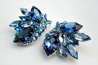Earrings jewelry gemstone crystal.