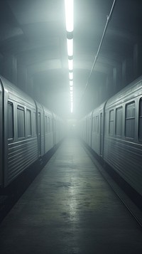 Cool wallpaper subway vehicle train fog.