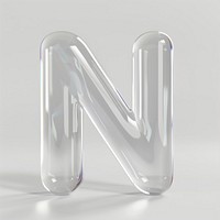 Letter N glass pottery plastic.