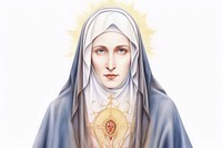 Mary mother of Jesus portrait representation spirituality.