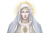 Mary mother of Jesus portrait adult representation.