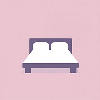 Bed icon furniture bedroom togetherness.