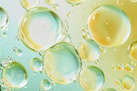 Clear oil liquid texture backgrounds bubble green.