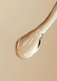 Clear gel spoon silverware simplicity.