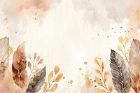 Feather forest watercolor background backgrounds painting pattern.