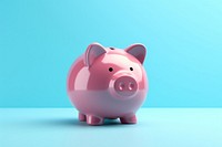 Piggy bank representation investment retirement.
