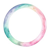Planet frame watercolor white background dishware jewelry.