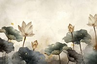 Lotus forest watercolor background backgrounds painting flower.