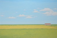 Sea Field sky outdoors painting.