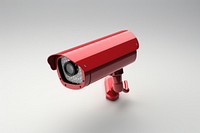 Photo of a colorful CCTV camera surveillance electronics.