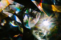 Lens Flares abstract pattern light.