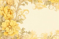 Yellow Floral backgrounds pattern paper.