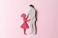 Man holding a daughter adult representation togetherness.