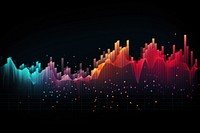 Heart rate backgrounds light graph.