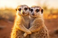 Meerkats wildlife animal mammal.