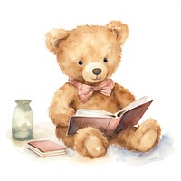 Teddy bear book cute toy.