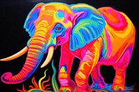 Elephant elephant painting animal.