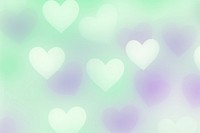 Cute heart shape backgrounds purple green.