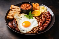 English food English breakfast plate egg.