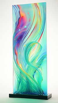 Sea wave art glass creativity.