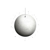 Disco ball drawing sphere space white background.