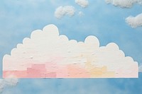 Sky and cloud backgrounds nature art.