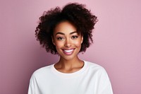 Black woman happy face portrait headshot adult.