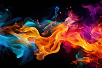 Abstract colorful fire backgrounds pattern smoke.