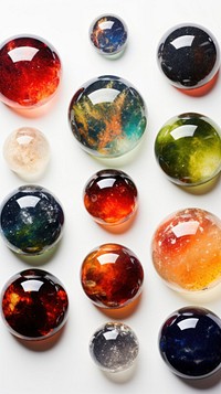 Gemstone jewelry sphere accessories.