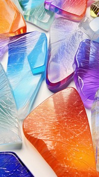 Memphis shapes glass fusing art backgrounds variation plectrum.