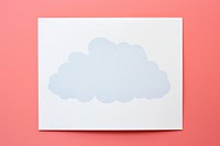 Cloud paper creativity rectangle.