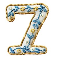 Number 7 embroidery pattern text.