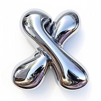 Alphabet X letter silver accessories accessory.