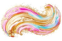 Gold abstract brush stroke backgrounds pattern white background.