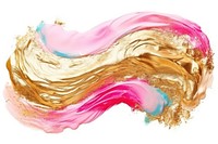 Gold abstract brush stroke backgrounds white background creativity.