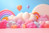 Cute dreamy wallpaper balloon transportation backgrounds.