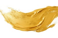 Gold abstract white background painting rippled.