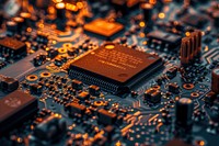 Machine Learning motherboard electronics technology.