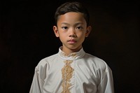 Thai boy portrait child photography.