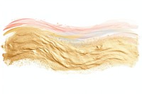 Gold abstract brush stroke backgrounds white background creativity.